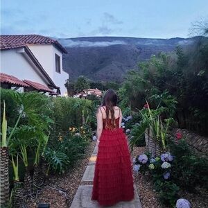 Gorgeous Gown with Ruffled Skirt